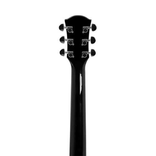 CASCHA CGA-100BK Ακουστική Κιθάρα Μαύρη με θήκη